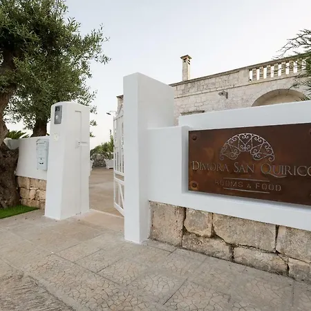 Dimora San Quirico - B&B Cisternino Valle D'Itria Bed & Breakfast Marinelli